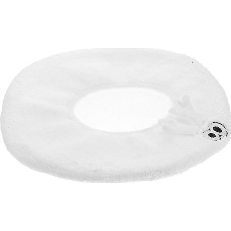 Toilet Seat Pad Thick and Warm Plush Washable and Reusable (1/5)