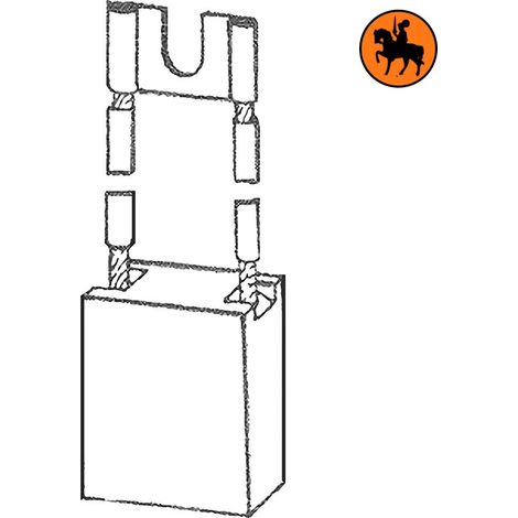 Ensemble de 4 balais de charbon STILL 16x25x40mm