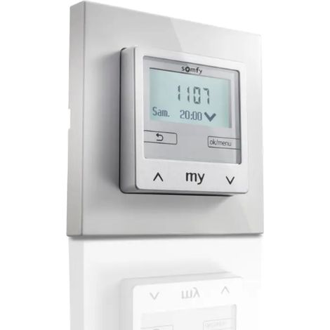 Somfy – 1805265 – Commande filaire individuelle – Minuterie programmable – Moteur pour motorisation de volet – Tension 230V – Couple 10Nm