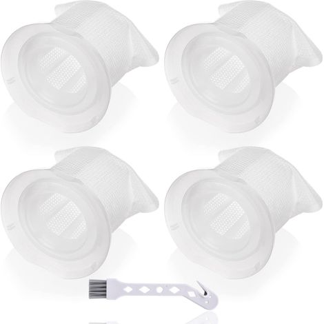Lot de 4 filtres pour Vorwerk VC100 VC 100 aspirateur sans fil - Filtre de rechange pour Vorwerk VC 100 aspirateur sans fil (1/4)