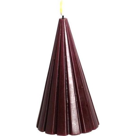 Sirius Candela LED Laura colore Bordeaux 17 cm (1/3)