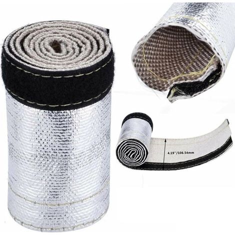 Couvercle de conduit de câble isolé et blindé thermiquement en métal, tube enroulé en spirale de 600x106 mm, facile à installer. (1/4)