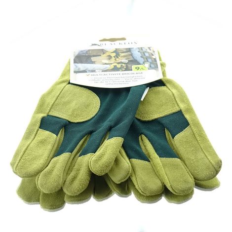 BLACKFOX® Garten - Handschuhe für Heimwerkertätigkeiten Grün Größe 9/L (1/3)