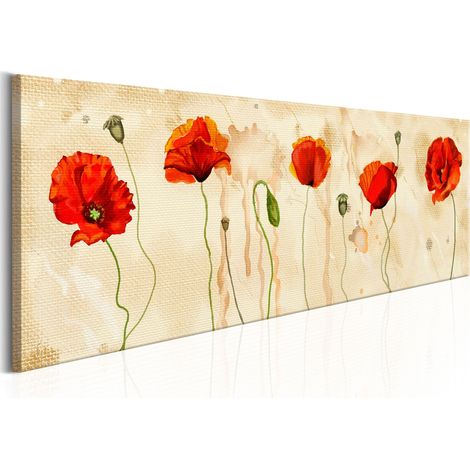 Quadro - Tears of Poppies - 150x50 (1/4)