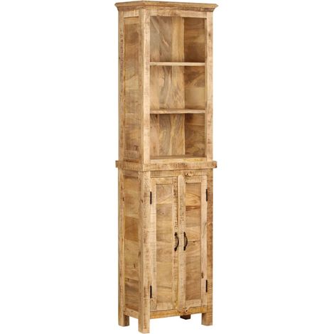 Bibliothèque 50 x 30 x 180 cm Bois massif de manguier (1/5)