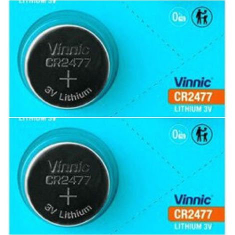 .2 pile CR2477 Vinnic.