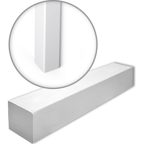 NMC WE1-box WALLSTYL Noel Marquet 1 Karton SET mit 35 Kantenschutz-Profilen Stuckleisten Modern weiß  70 m