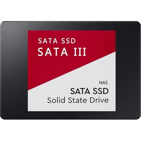 Disque dur SSD 2,5 pouces pour ordinateur portable ou de bureau, vente directe à l'international, 512 Go, 1 To, 2 To, SATA 3 (rouge)