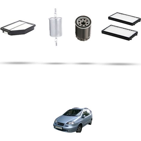 Kit tagliando 4 filtri compatibile con Chevrolet Rezzo 1.6 16v 77Kw dal 2000 (1/5)
