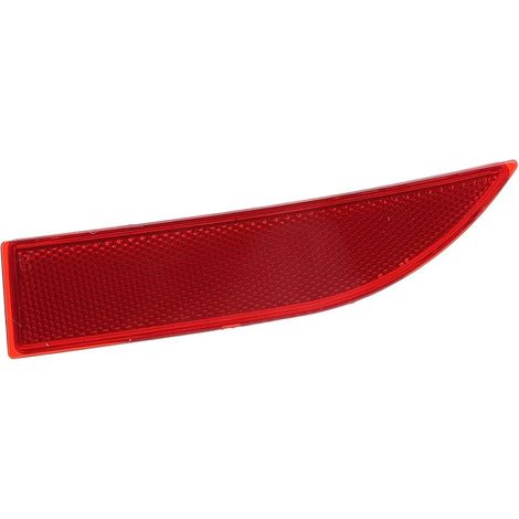 Réflecteur de Pare-Chocs Arrière, Réflecteur/Catadioptre de Pare Choc Arrière côté Voiture de Remplacement Rouge pour Dacia Sandero Stepway MK2 Pré-Lifting 2013-2016 (Droite : 265600427R) (1/5)