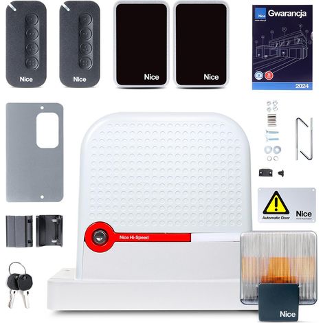 Kit MyGO ad alta velocità Nice Robus 600 per cancelli scorrevoli (1/5)