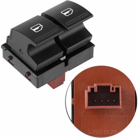 Bouton Commande Fenêtre Gauche/Droit 1Z0959858, Interrupteurs Lève-Vitre Électriques 2 Rooms Ter Accessoire Auto Cuneary (1/5)