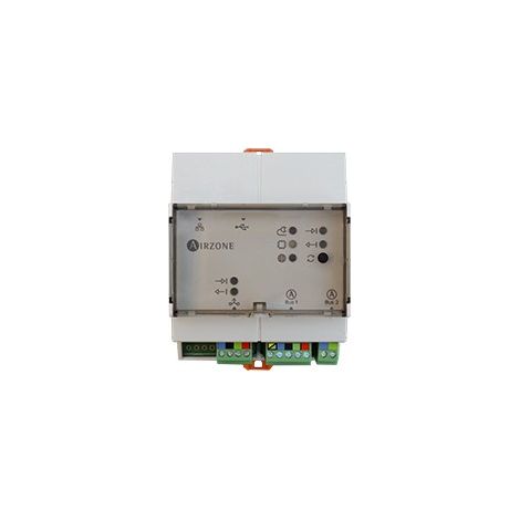 Serveur web en nuage double accès Wi-Fi 2,4/5 GHz ou Ethernet – Contrôle jusqu'à 32 systèmes – API locale – Montage sur rail DIN – Airzone (1/2)