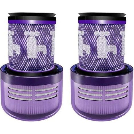 Lot de 2 filtres de rechange lavables pour aspirateur sans fil Dyson V12 Detect Slim 971517-01 (1/4)