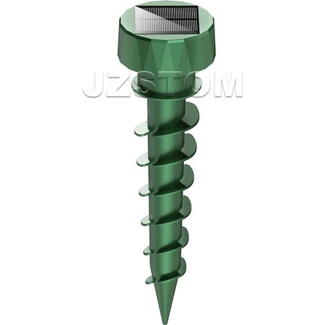 Répulsif à serpents solaire (lot de 8) pour usage extérieur, répulsif à serpents ultrasonique, répulsif à serpents solaire - Spiral 2 (1/5)