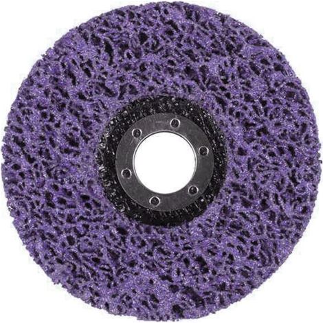Violette Entlackungsscheiben für Winkelschleifer, 114 x 22 mm (4-1/2'' x 7/8''), zum Entfernen von Farbe, Rost, Schweißnähten und Oxidation. (1/5)