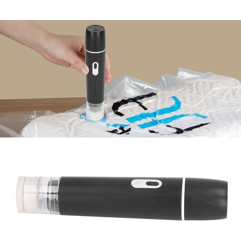 Machine de mise sous vide portative, petit compresseur électrique multifonctionnel pour la conservation des aliments sous vide, compression et scellage automatique des sacs de conservation sous vide, (1/5)