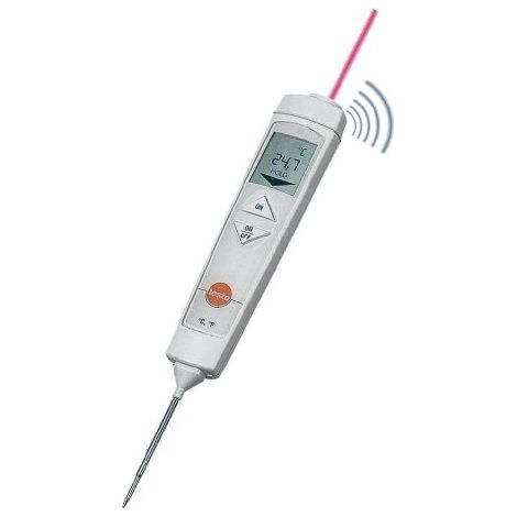 Termómetro infrarrojo Testo 826-T4 negro precisión HACCP