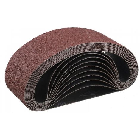 Bande Abrasive 75x 533 mm,10PCS 40 grain Ensemble de Bandes Abrasives (1/5)