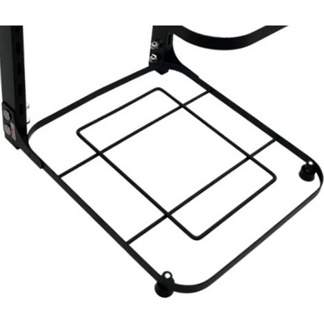 Étagère de rangement de cuisine en acier au carbone, multicouche, noire, pour casseroles et poêles, deux niveaux, 36 x 24 x 7 cm / 14,2 x 9,4 x 2,8 pouces (1/5)