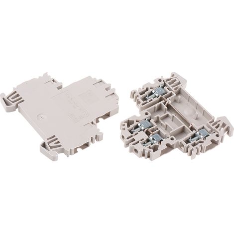Bloc de jonction à deux étages Weidmuller WDK, 4mm², A visser, Beige foncé ( Prix pour Paquet de 5 )