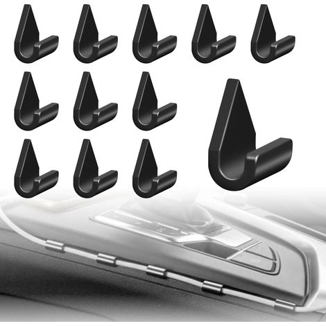 Lot de 12 clips de câble de voiture - Support de câble sans colle pour (1/5)