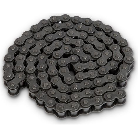 EBERTH Kette Typ 428 für Ritzlekupplung 1,2m lang, Motor-Kupplungskette, Erzatsteil fur Zentrifugalkupplung, Zahnfliehkraftkupplung, 17mm breite, universal, perfekt für 13 PS Benzinmotor, Zubehör