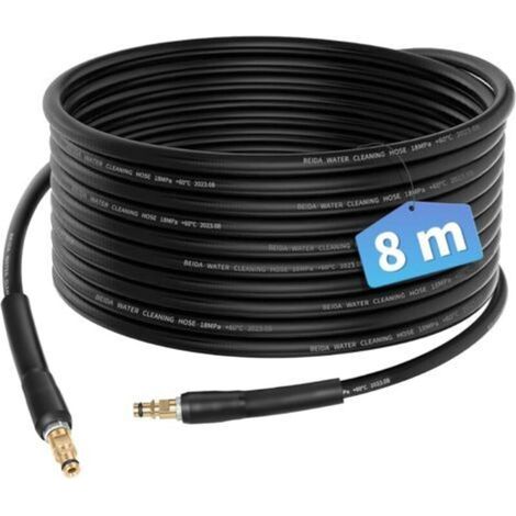 8M Flexible Tuyau pour Kärcher K2 K3 K4 K5 K6 K7 Nettoyeur Haute Pression Accessoires Rallonge Tuyaux de Rechange Pièces Détachées Tuyaux D'extension avec Connecteur Rapide Poignée (1/5)