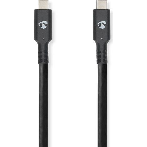 USB-C 3.2 Gen 2 Cable, 3m, 100W, 4K, 10Gbps, Black (1/3)