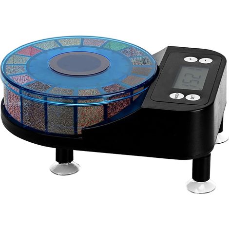 Distributeur Nourriture Poissons - Minuterie Rechargeable - Ecran LCD - Antihumidite - Pour Aquarium - 1 Piece (1/5)
