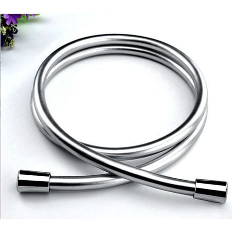 Flexible de douche Tuyau de douche Tuyau de pommeau de douche à main Rallonge de tuyaux flexibles-1m