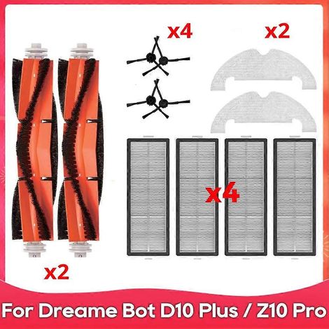Staubsaugerzubehör für den Dreame Bot L10 Plus Z10 Pro Saugroboter: rotierende Seitenbürste, Filter, Staubbeutel (1/5)