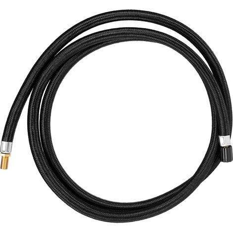 HEYNER® Ersatzschlauch für Luftpumpen Reifenfüller Kompressoren 150 cm - Schlauchlänge 7,7 Zoll Luftpumpenschlauch Adapter Schraubverschluss
