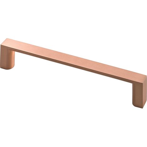 Hettich Möbelgriff Zinkdruckguss kupfer 12,0 x 137,5 x 26,5 mm - 1 Stück Möbelgriffe (1/2)