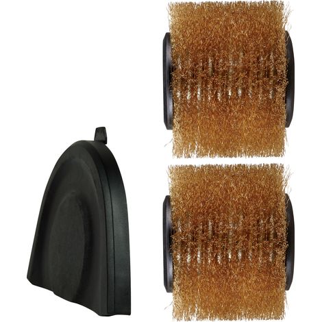 Einhell Brosse ULTRA pour nettoyeur multi-surfaces PICOBELLA (compatible avec le nettoyeur multi-surfaces sans fil PICOBELLA, adaptée aux surfaces en pierre rugueuses, largeur de nettoyage 19,5 cm) (1/3)