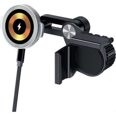 CCYKXA 15 W magnetischer Autotelefonhalter mit Schnellladefunktion, kabellose Ladehalterung mit ergonomischem Design und Hitzebeständigkeit (1/5)