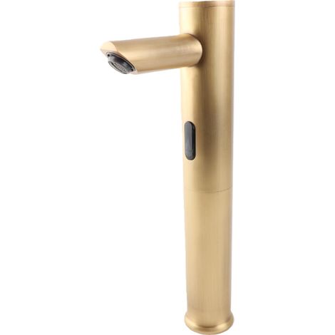 Robinet Intelligent à Détection Infrarouge Sans Contact économie D'eau Grâce à La Détection Automatique Par Infrarouge Mitigeur Monocommande Pour Eau Chaude Et Froide, Style Rétro (1/5)
