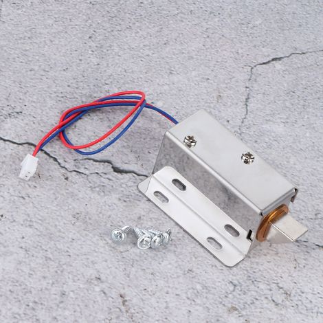 Kit de serrure électromagnétique mini 12V DC pour porte, fenêtre, armoire et tiroir (1/5)