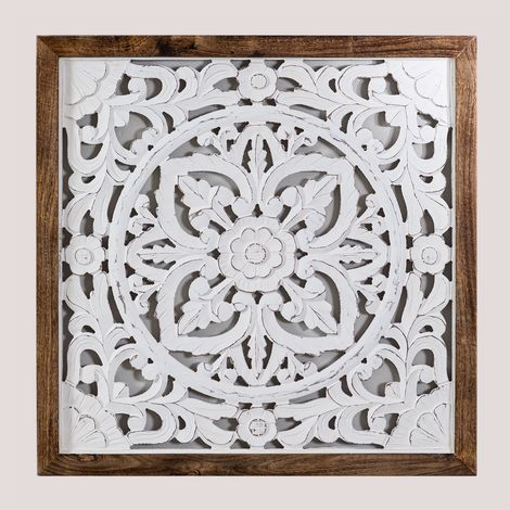 Pannello decorativo in legno (64x66 cm) Narmadas SKLUM (1/5)