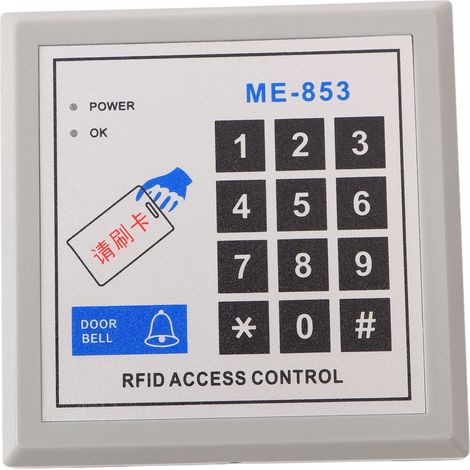 Machine de contrôle d'accès, identification, câblage de porte unique, mots de passe, système de sécurité par carte d'accès