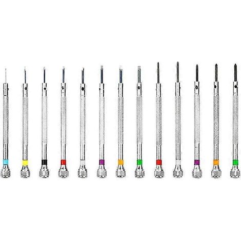 Kit de 13 tournevis pour la réparation de montres (1/5)