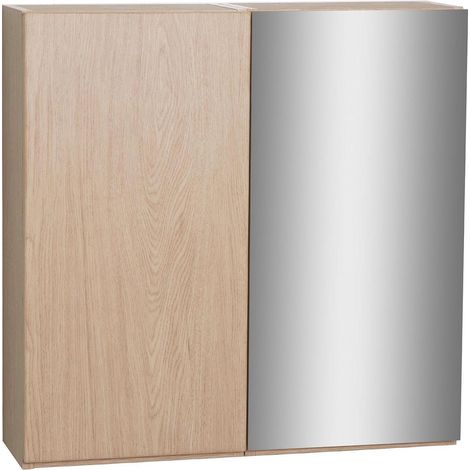 Mobiletto da bagno WILL 60cm con doppia anta e specchio