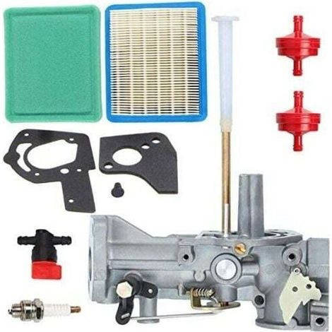 Carburateur de rechange pour moteurs Briggs & Stratton – Remplacement pièces 498298, 692784, 495951 – Compatible moteurs 5HP (1/4)