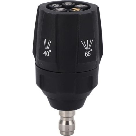 Ugello idropulitrice 5 in 1, testina di spruzzo multirotante regolabile a 360 gradi, raccordo a connessione rapida da 1/4" per spruzzatura d'acqua, attrezzature agricole (1/4)