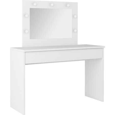 Tocador Austin 343, Blanco, Espejo, 135x118x42cm, LED (1/5)