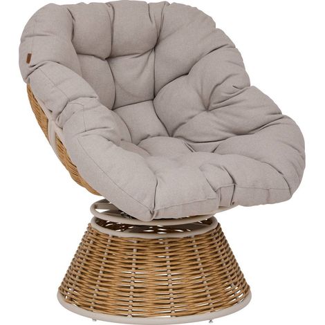 Poltrona da giardino nymely beige - Hespéride (1/5)