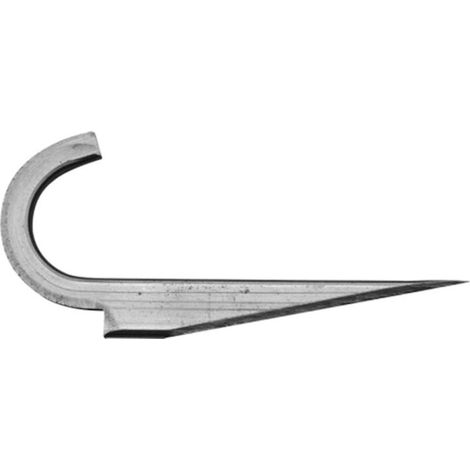 tecuro (Gas) Rohrhaken 3/4 Zoll - DN 20 - Ø 26,9 mm, Eisen roh/schwarz (1/2)