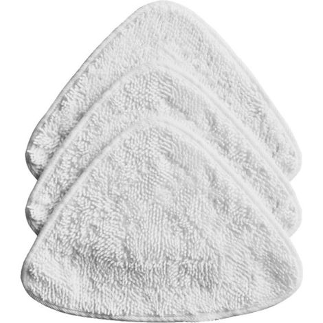 3 chiffons de nettoyage vapeur compatibles Vileda Steam Plus - Recharges microfibre - Tampons de rechange pour nettoyeur vapeur - Lavables et réutilisables - Nettoyage des sols (1/5)