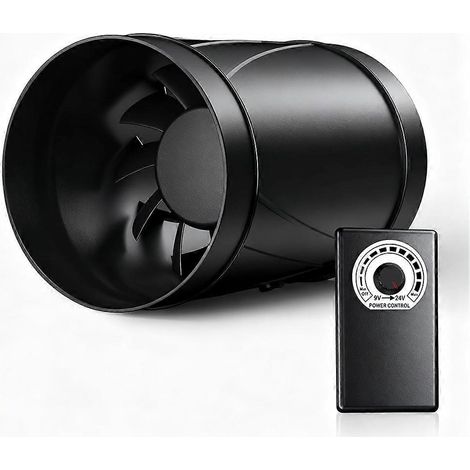 Inline pipe ventilateur 100 mm réglable silencieux extractor avec puissance cable bathroom pour greenhouses basements (1/5)