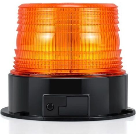 Orangefarbene LED-Warnleuchte, magnetisches Blinklicht, für Fahrzeuge mit Zigarettenanzünderbuchse